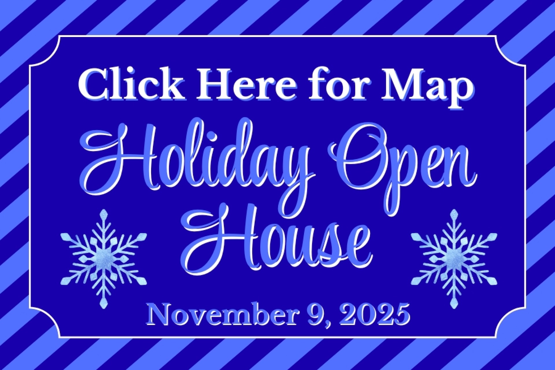 Holiday Open House Button - Map