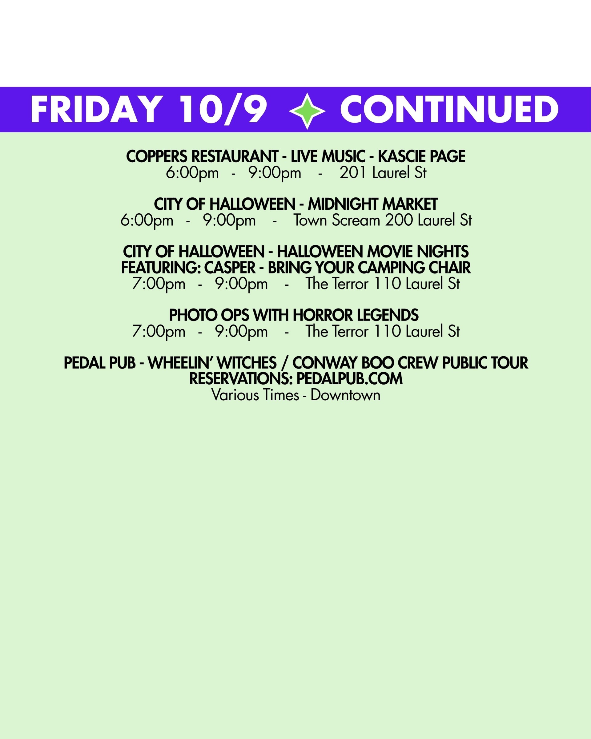 10/9 continued