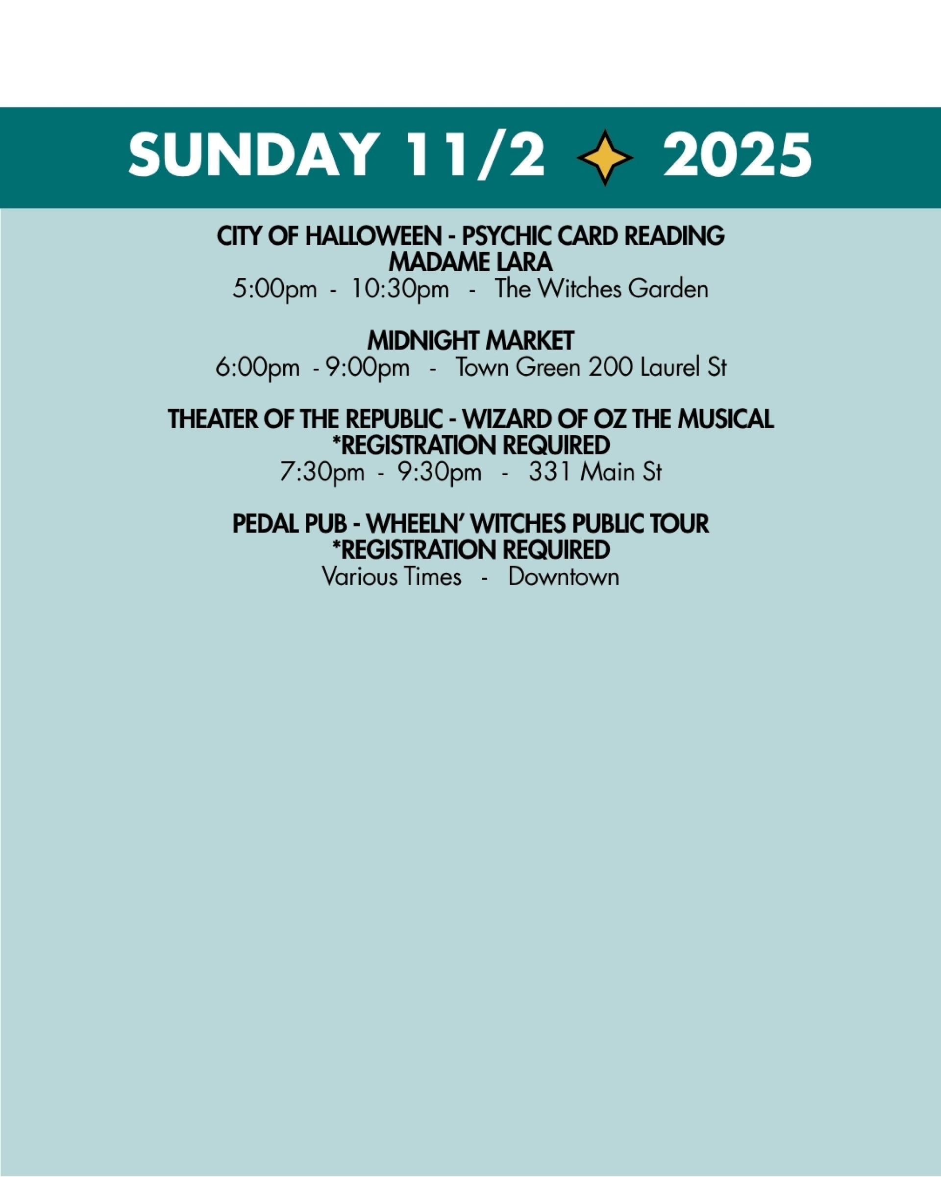 weekend rundown 11-2