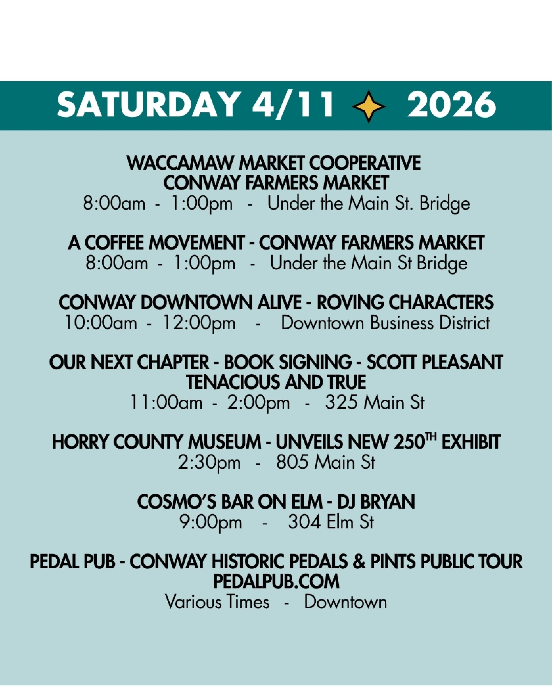 weekend rundown 4/11