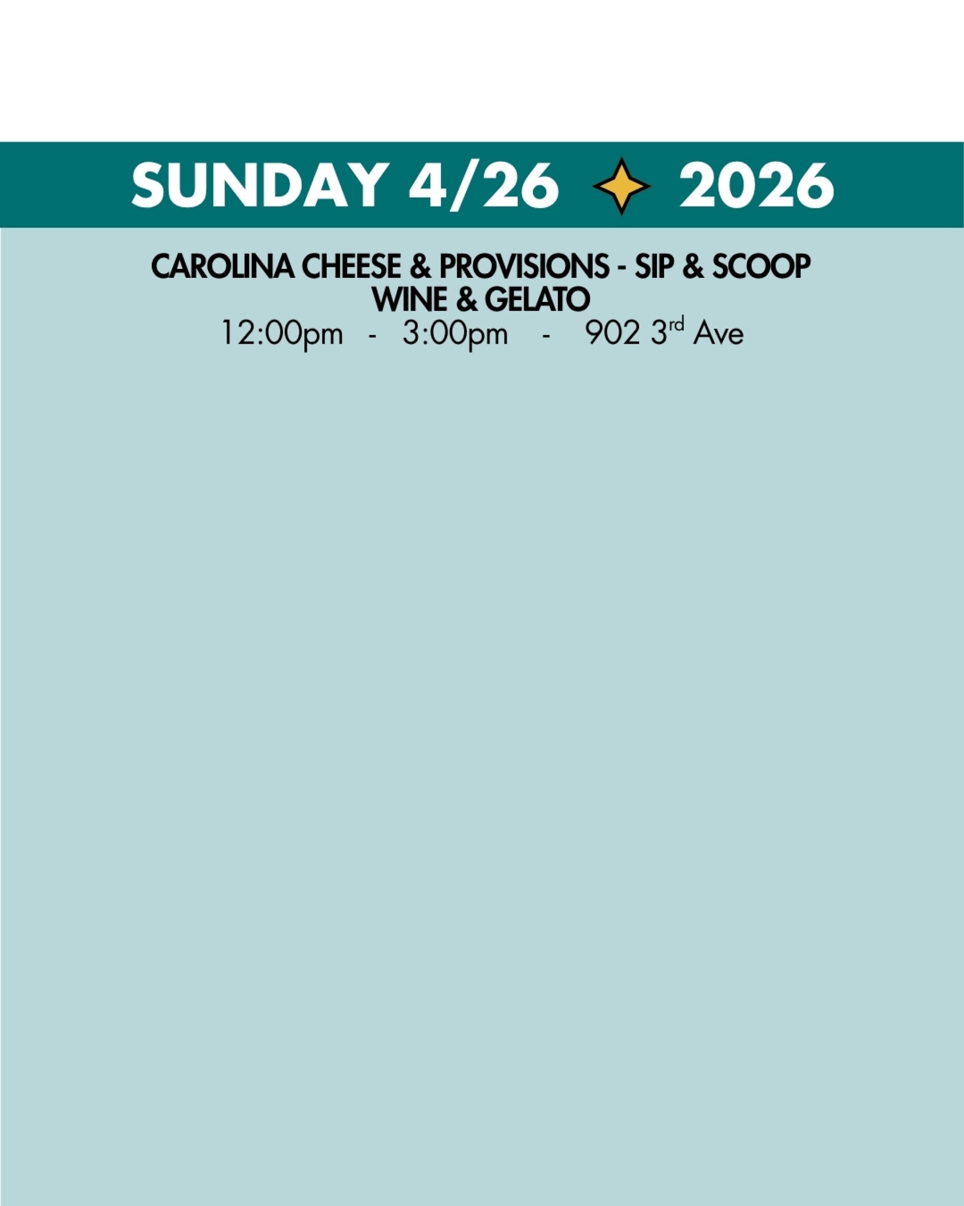 WEEKEND RUNDOWN 4/26