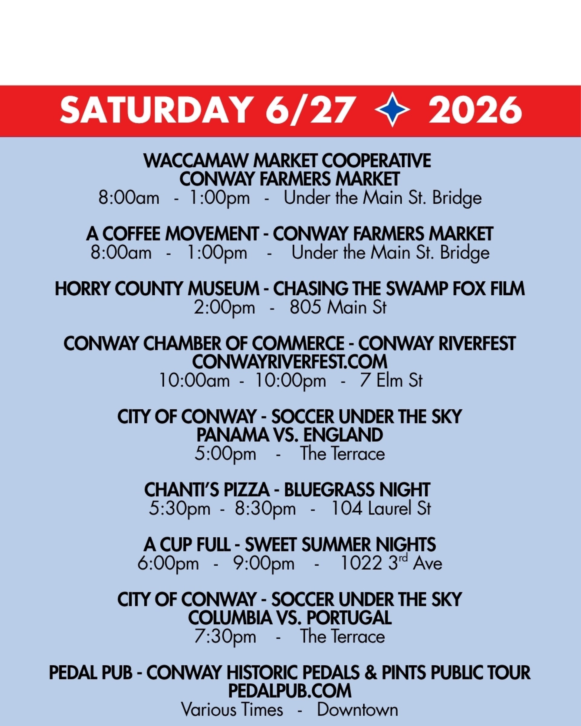 weekend rundown 6-27