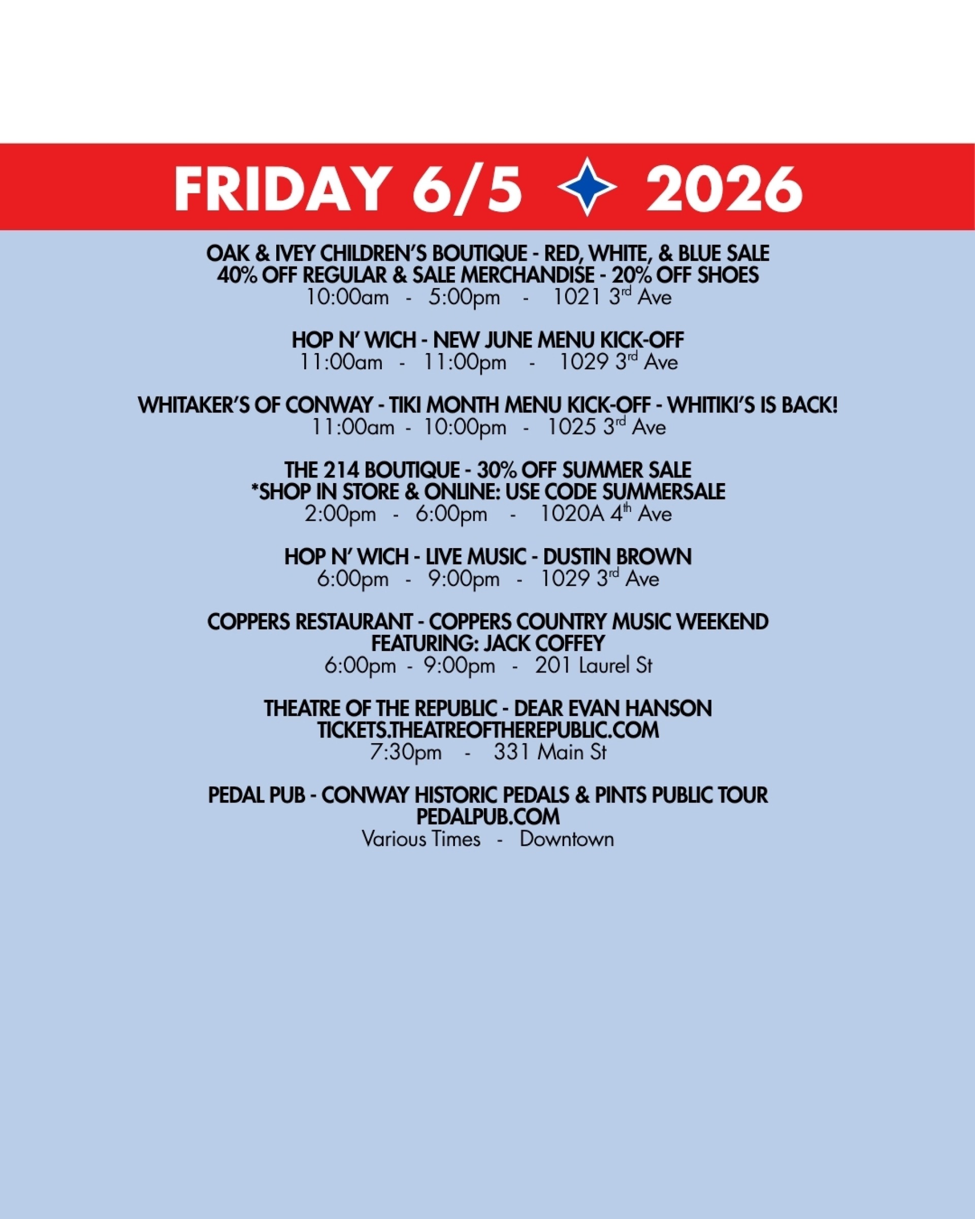 rundown 6/5