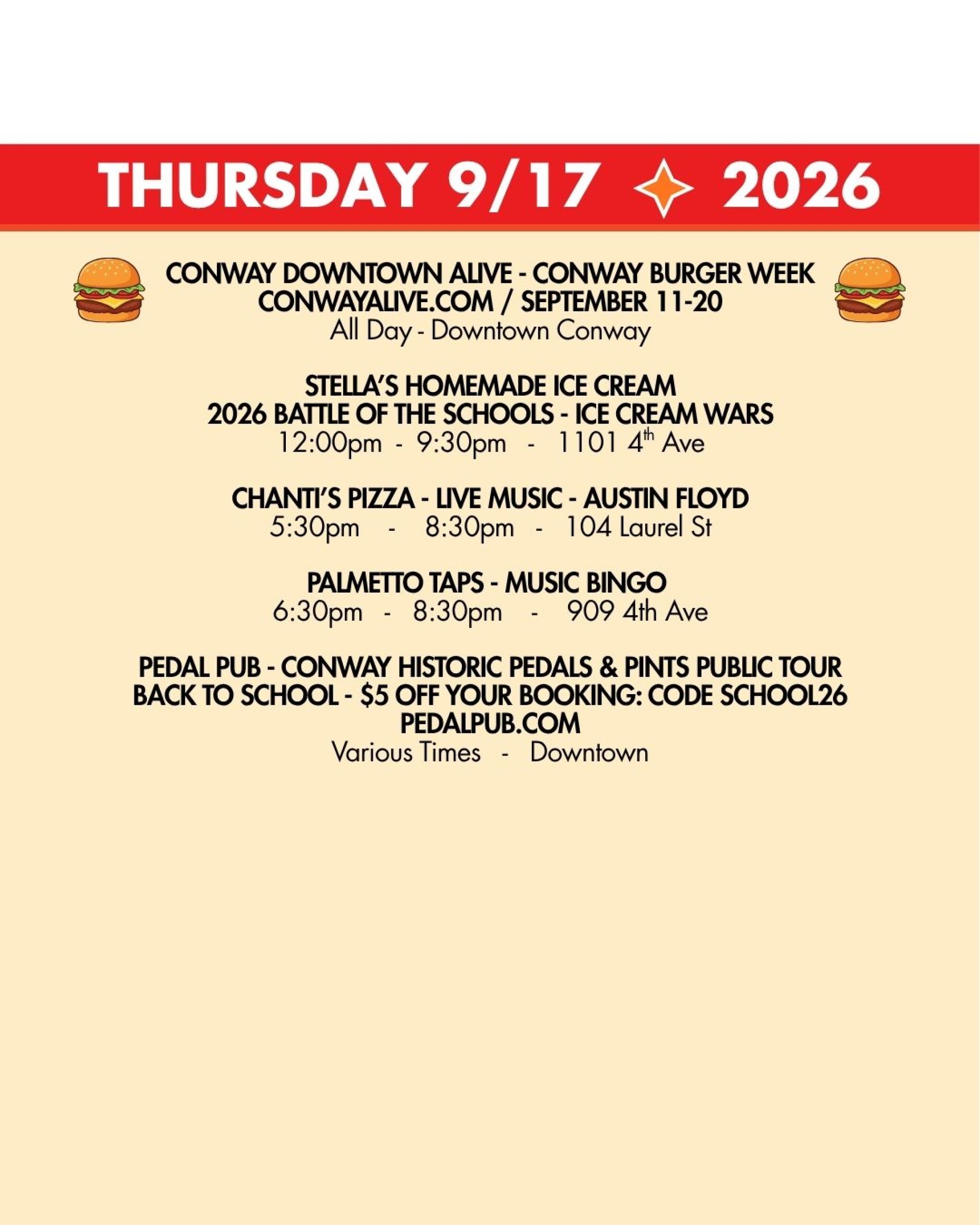 weekend rundown 9-17