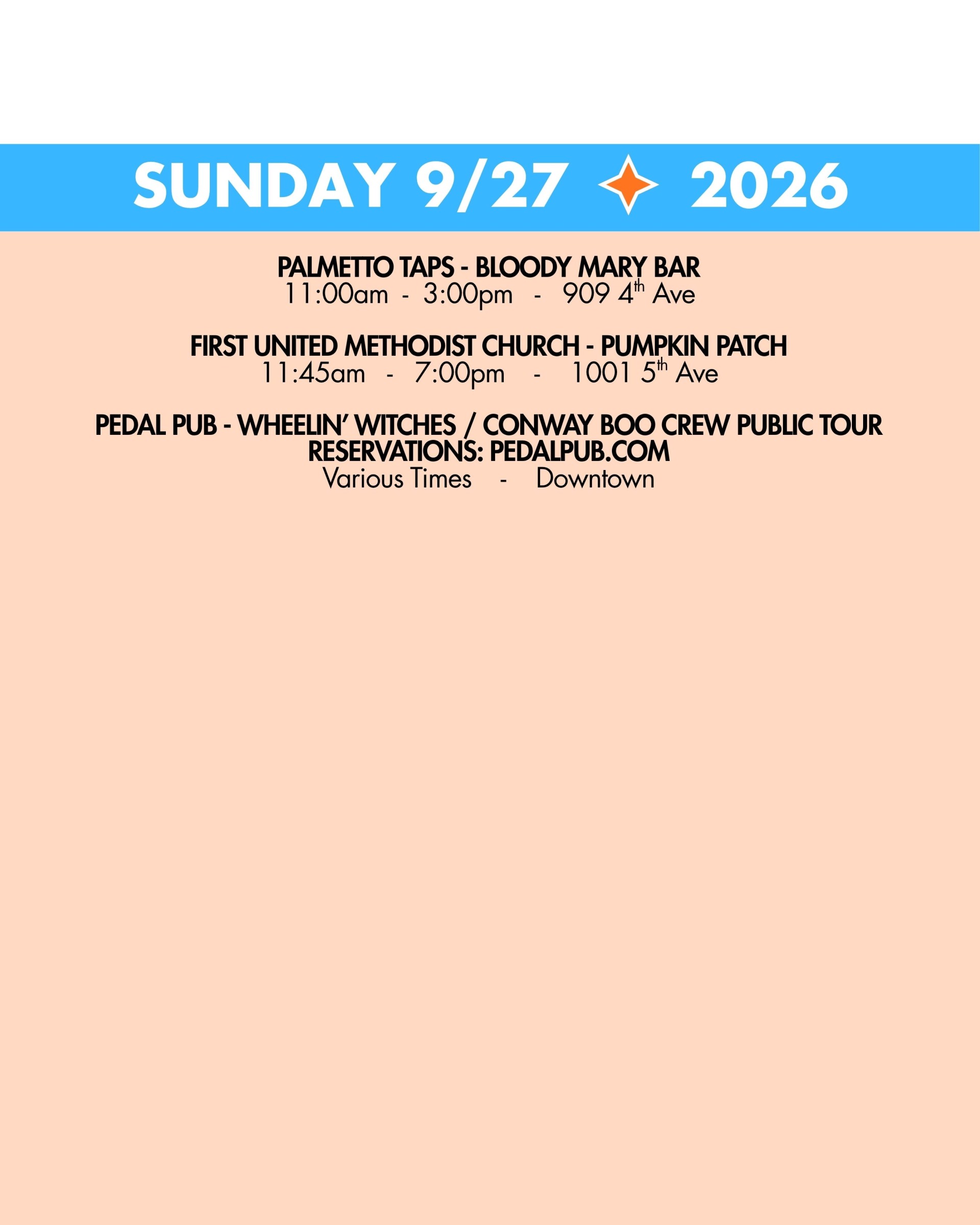 weekend rundown 9-27