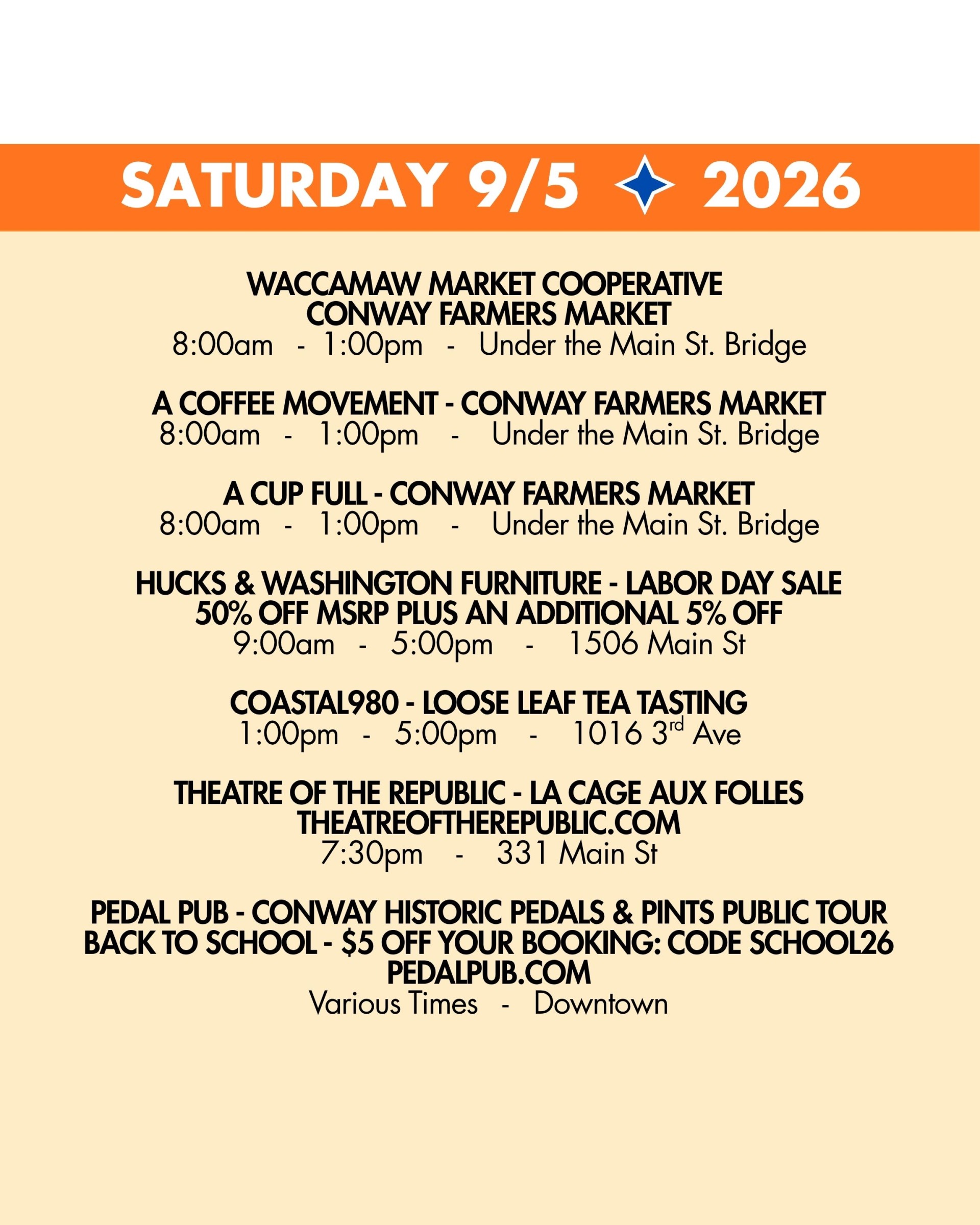 WEEKEND RUNDOWN 9-5
